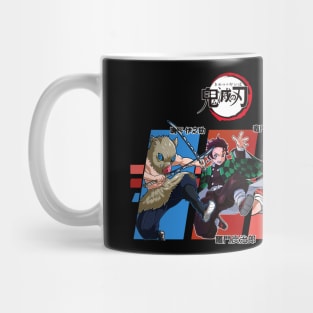 Demon Slayer Nezuko Tanjiro Inosuke Action Mug